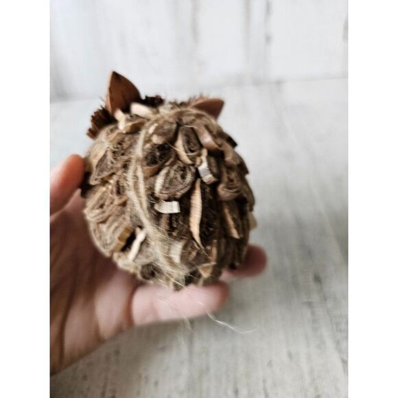 Porcupine realistic bottle brush ornament Xmas tree - Picture 5 of 9